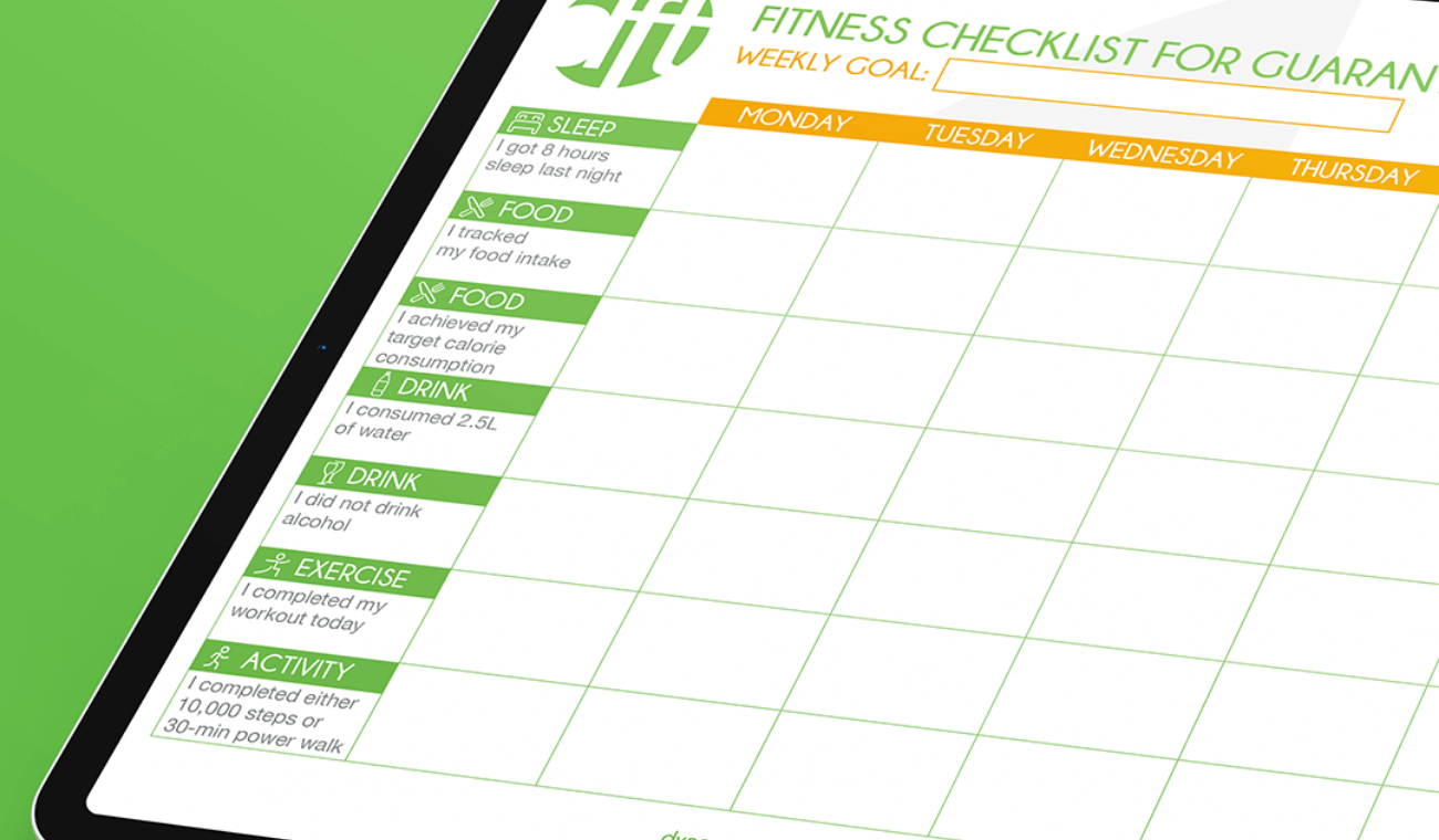 Free Fitness Checklist